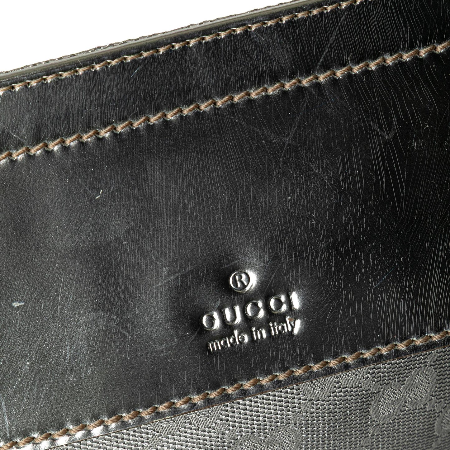 Gucci GG Canvas Web Double Pocket Belt Bag