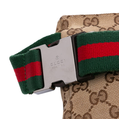 Gucci GG Canvas Web Double Pocket Belt Bag