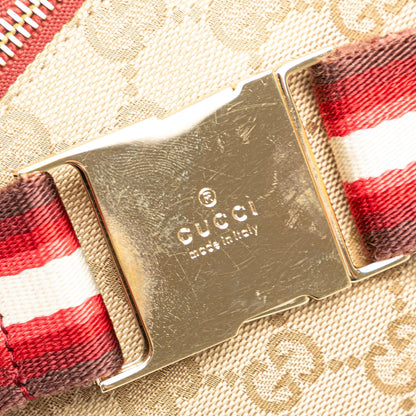 Gucci GG Canvas Web Double Pocket Belt Bag