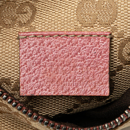 Gucci GG Canvas Web Double Pocket Belt Bag