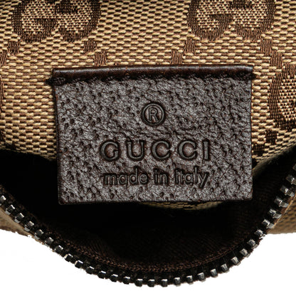 Gucci GG Canvas Web Double Pocket Belt Bag