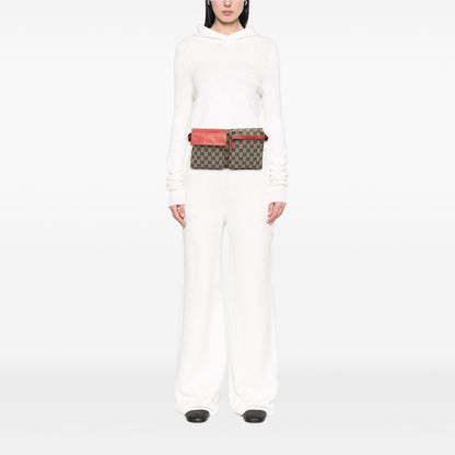 Gucci GG Canvas Web Double Pocket Belt Bag