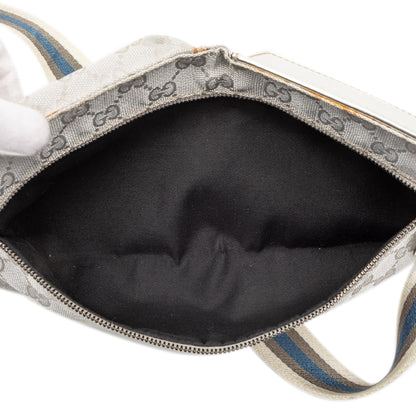 Gucci GG Canvas Web Double Pocket Belt Bag