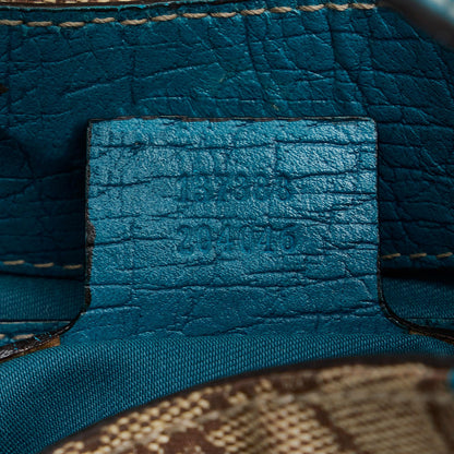 Gucci GG Canvas Web Hasler Shoulder Bag (SHG-Q4GPEA)