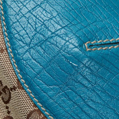 Gucci GG Canvas Web Hasler Shoulder Bag (SHG-Q4GPEA)