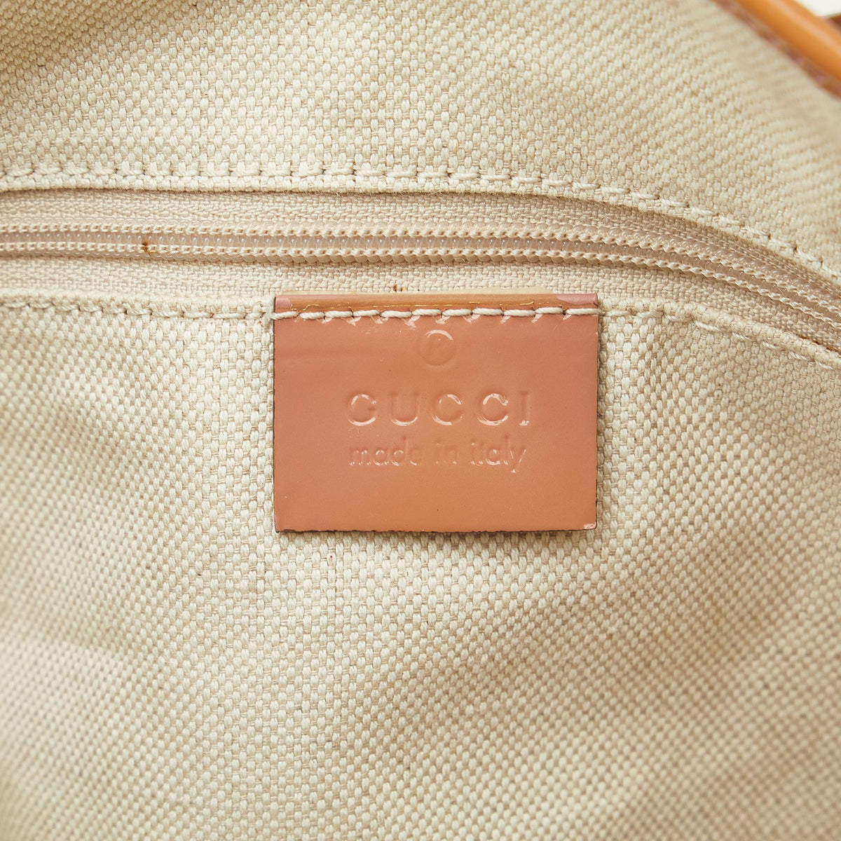 Gucci GG Canvas Web Jolie Tote Bag (SHG-aU8HGJ)
