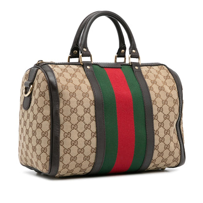 Gucci GG Canvas Web Joy Boston (SHG-N7r8cM)