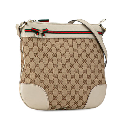 Gucci GG Canvas Web Mayfair Crossbody (SHG-Z9RL30)