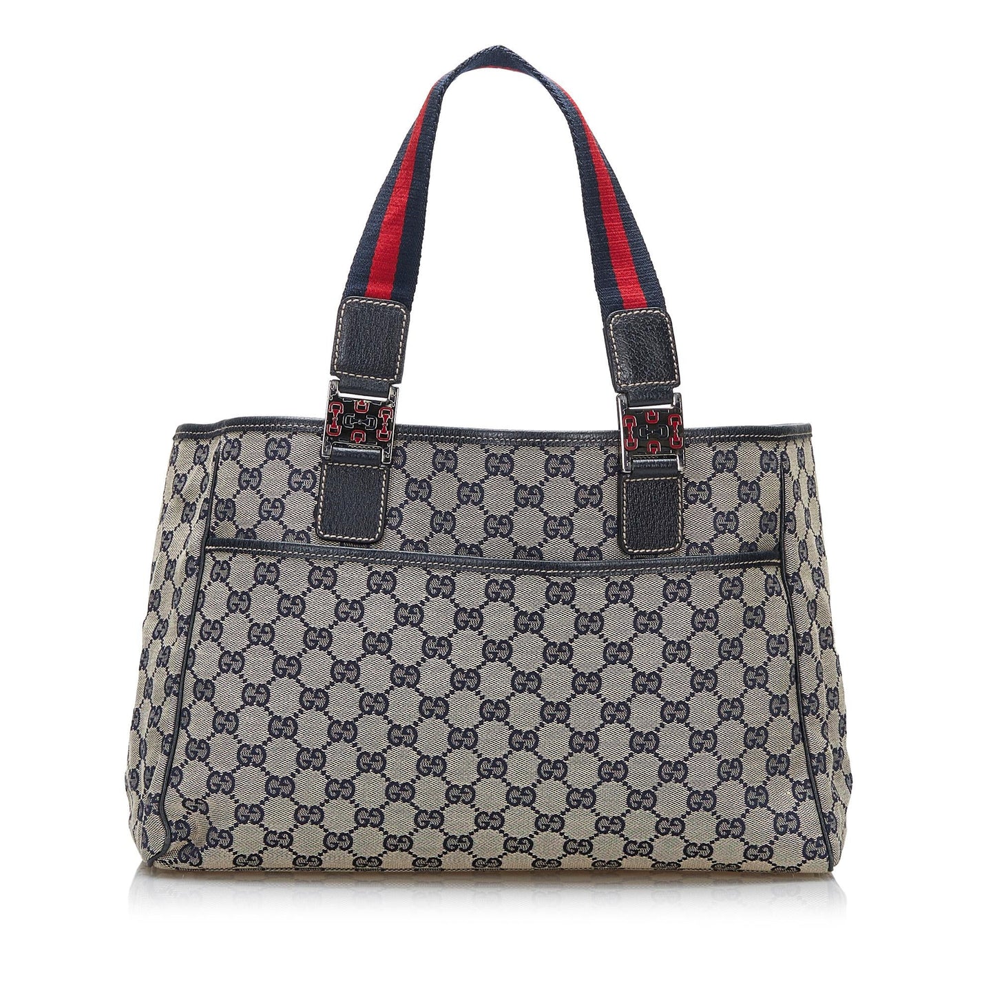 Gucci GG Canvas Web Pop Tote Bag (SHG-8Vt96e)