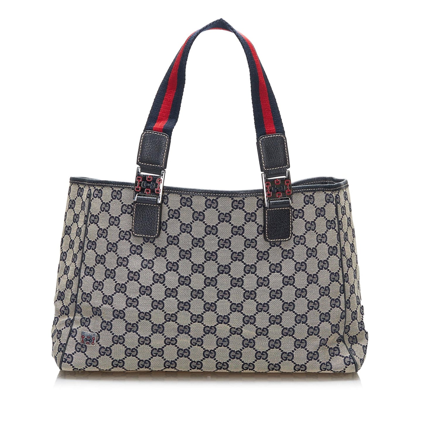 Gucci GG Canvas Web Pop Tote Bag (SHG-8Vt96e)