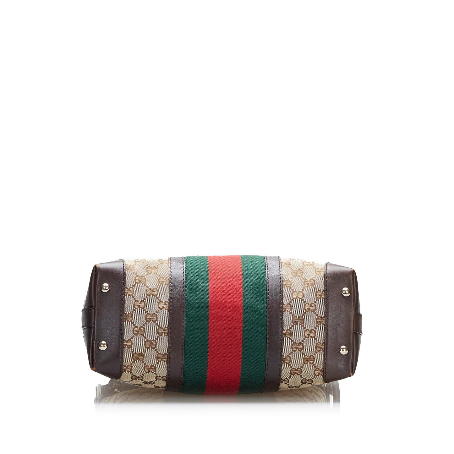 Gucci GG Canvas Web Shoulder Bag (SHG-2jIQKH)