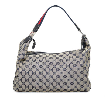 Gucci GG Canvas Web Shoulder Bag (SHG-fEPy56)