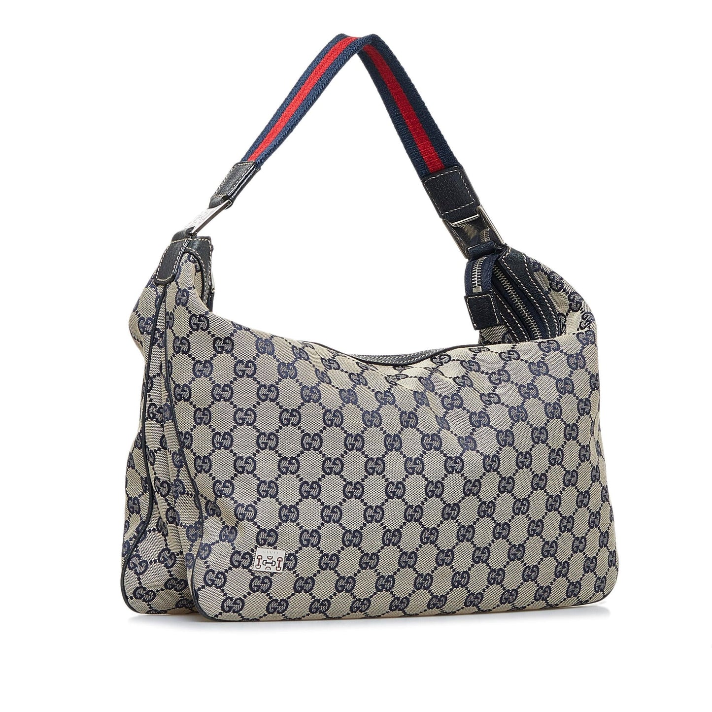 Gucci GG Canvas Web Shoulder Bag (SHG-fEPy56)