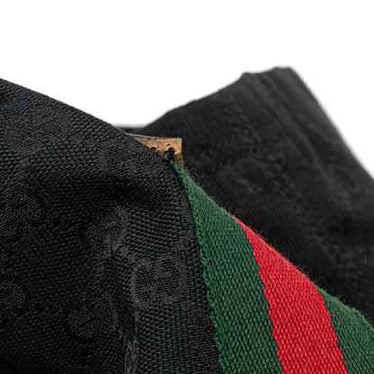 Gucci GG Canvas Web Tote (SHG-FT3n4A)
