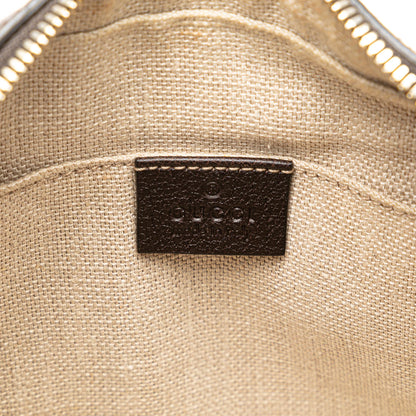 Gucci GG Canvas Webby Bee Crossbody (SHG-5e2Nmh)