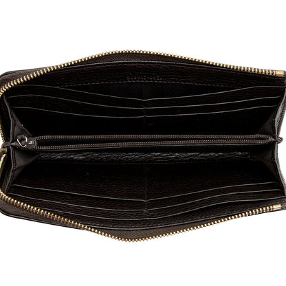 Gucci GG Canvas Zip Around Wallet (SHF-21327)