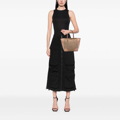 Gucci GG Canvas and Leather Bree Tote