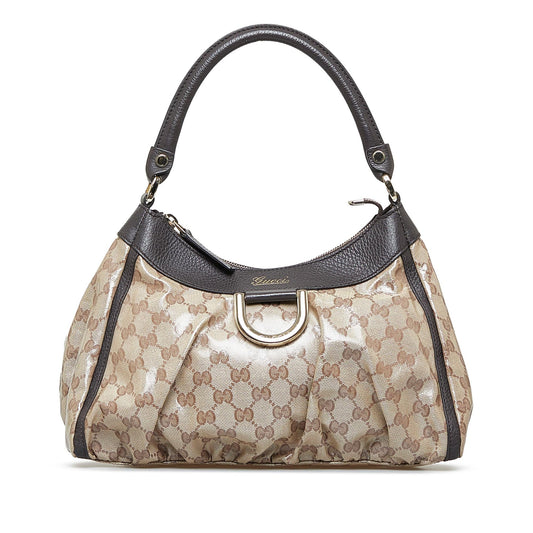 Gucci GG Crystal Abbey D-Ring Shoulder Bag (SHG-hB9IJ4)