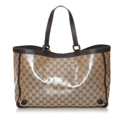 Gucci GG Crystal Abbey D-Ring Tote Bag (SHG-29743)