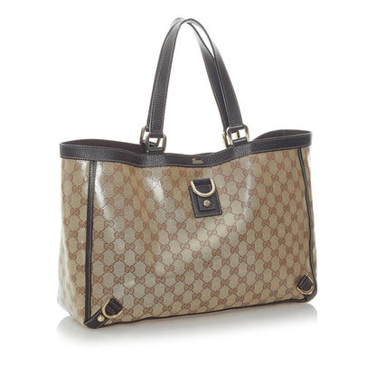 Gucci GG Crystal Abbey D-Ring Tote Bag (SHG-32745)