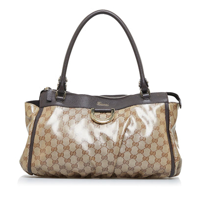 Gucci GG Crystal Abbey-D Ring Tote (SHG-kcgK09)