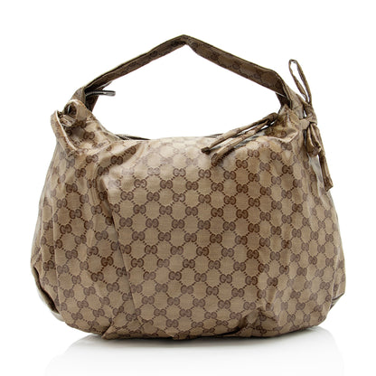 Gucci GG Crystal Hysteria Hobo (SHF-enrlqN)