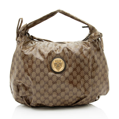 Gucci GG Crystal Hysteria Hobo (SHF-enrlqN)