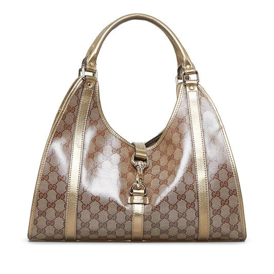 Gucci GG Crystal Jackie Shoulder Bag (SHG-GAiqrC)