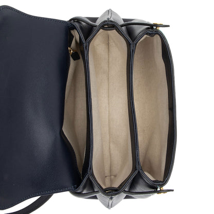 Gucci GG Debossed Leather Small Top Handle (SHF-ur1BGP)