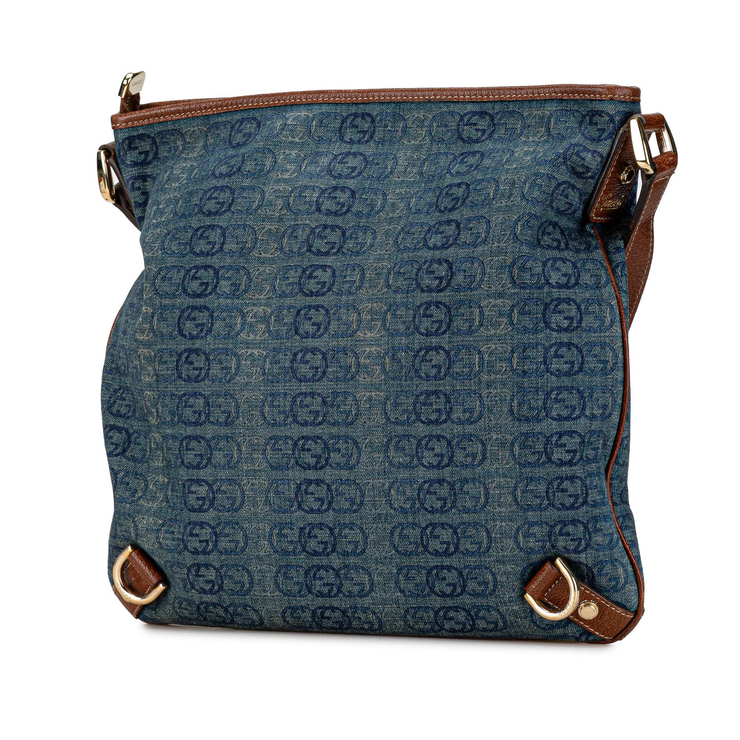 Gucci GG Denim Abbey D Ring Crossbody