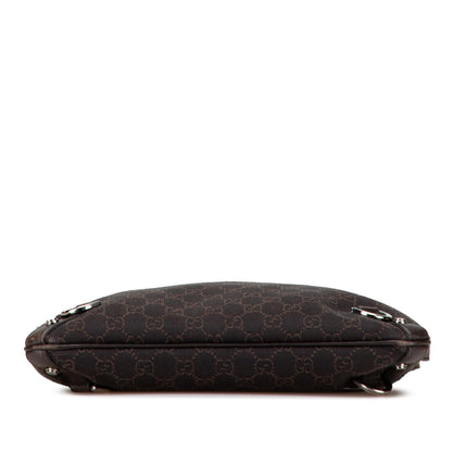 Gucci GG Denim Abbey D Ring Crossbody