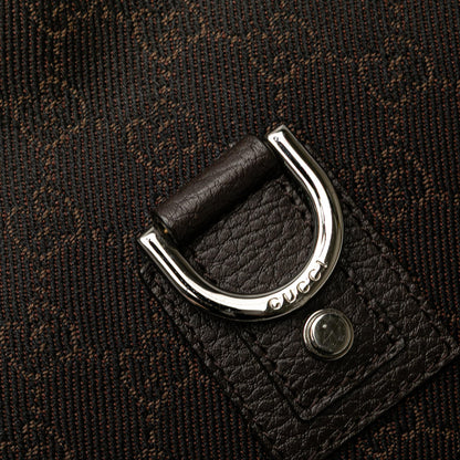 Gucci GG Denim Abbey D Ring Crossbody