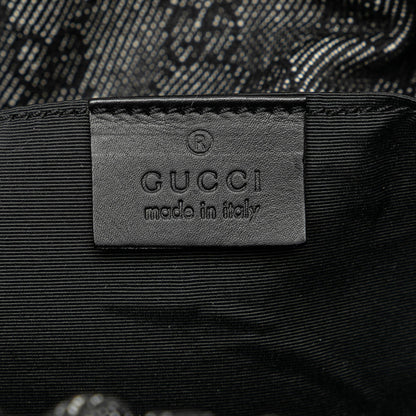 Gucci GG Denim Bamboo Handbag (SHG-XpUfPr)