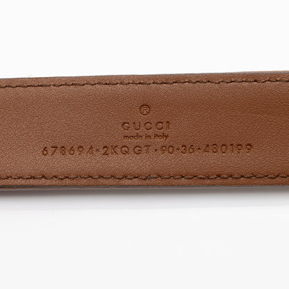 Gucci GG Denim Belt - Size 36 / 92 (SHF-SmmPsH)