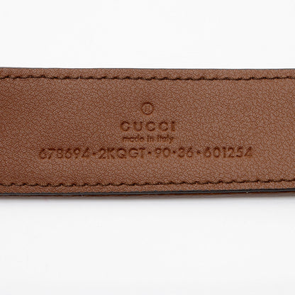 Gucci GG Denim Belt - Size 36 / 92 (SHF-HduAFP)