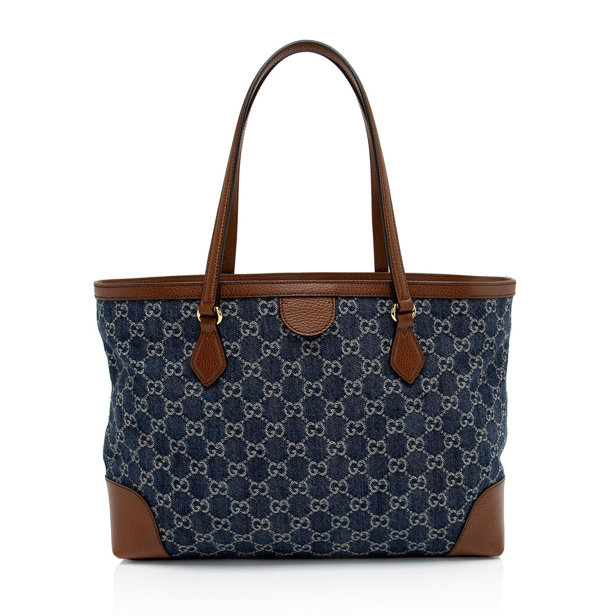 Gucci GG Denim Ophidia Medium Tote (SHF-mPOLzg)