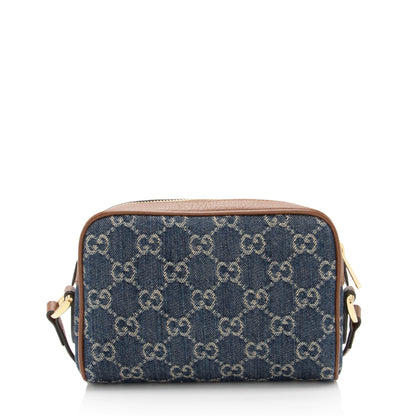 Gucci GG Denim Ophidia Mini Shoulder Bag (SHF-SFY9LT)