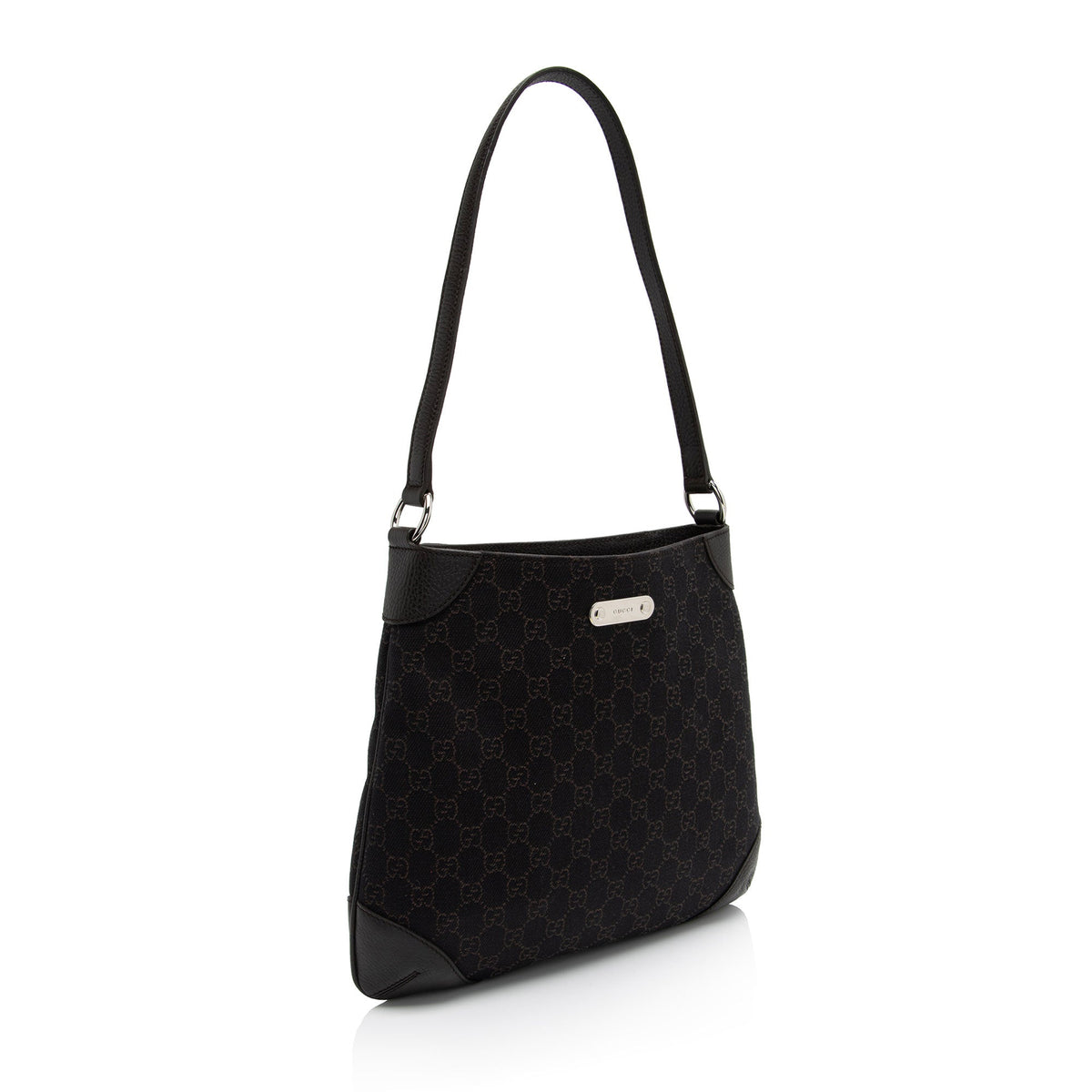 Gucci GG Denim Shoulder Bag (SHF-mP1GGZ)