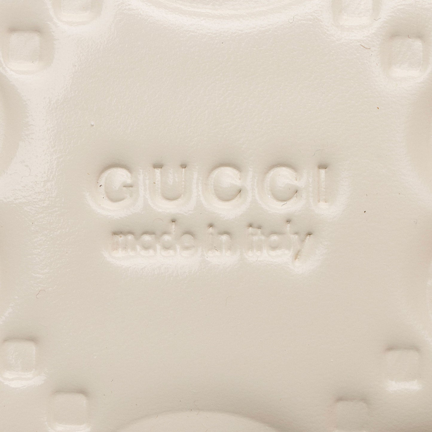 Gucci GG Embossed Interlocking G Thong Sandals - Size 8.5 / 38.5 (SHF-AYzBw4)