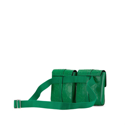 Gucci GG Embossed Perforated Double Belt Bag (SHG-a0WLGw)