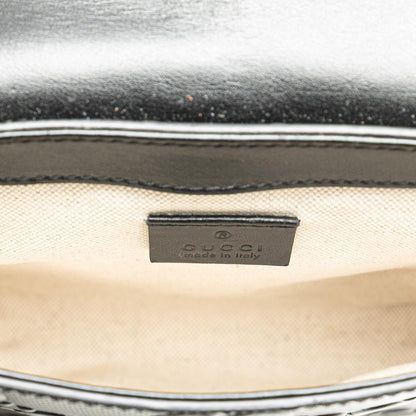 Gucci GG Embossed Perforated Double Belt Bag