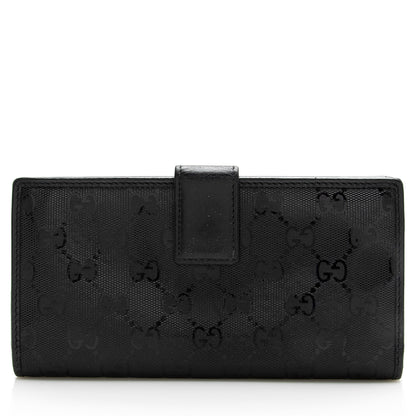 Gucci GG Imprime Interlocking G Continental Wallet (SHF-22353)