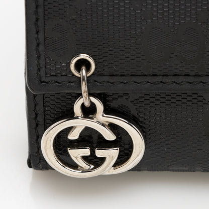 Gucci GG Imprime Interlocking G Continental Wallet (SHF-22353)