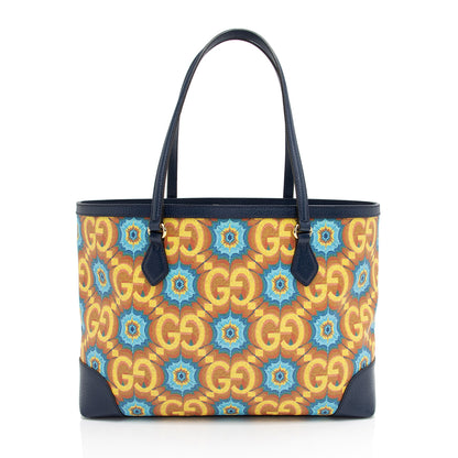 Gucci GG Kaleidoscope Canvas 100th Anniversary Medium Tote (SHF-vURevc)