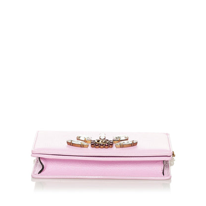 Gucci GG Marmont Embellished Wallet On Chain (SHG-34352)
