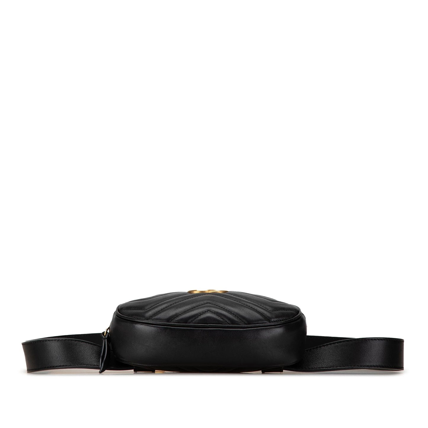 Gucci GG Marmont Leather Matelasse Belt Bag