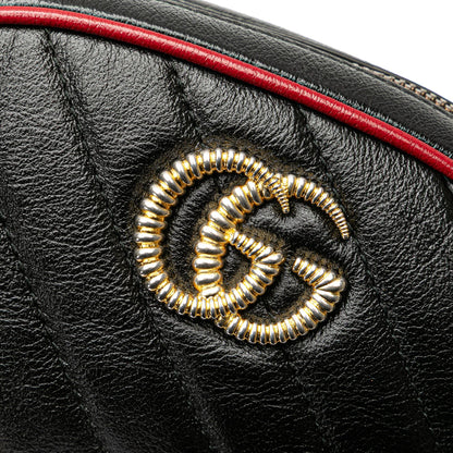 Gucci GG Marmont Leather Matelasse Torchon Belt Bag