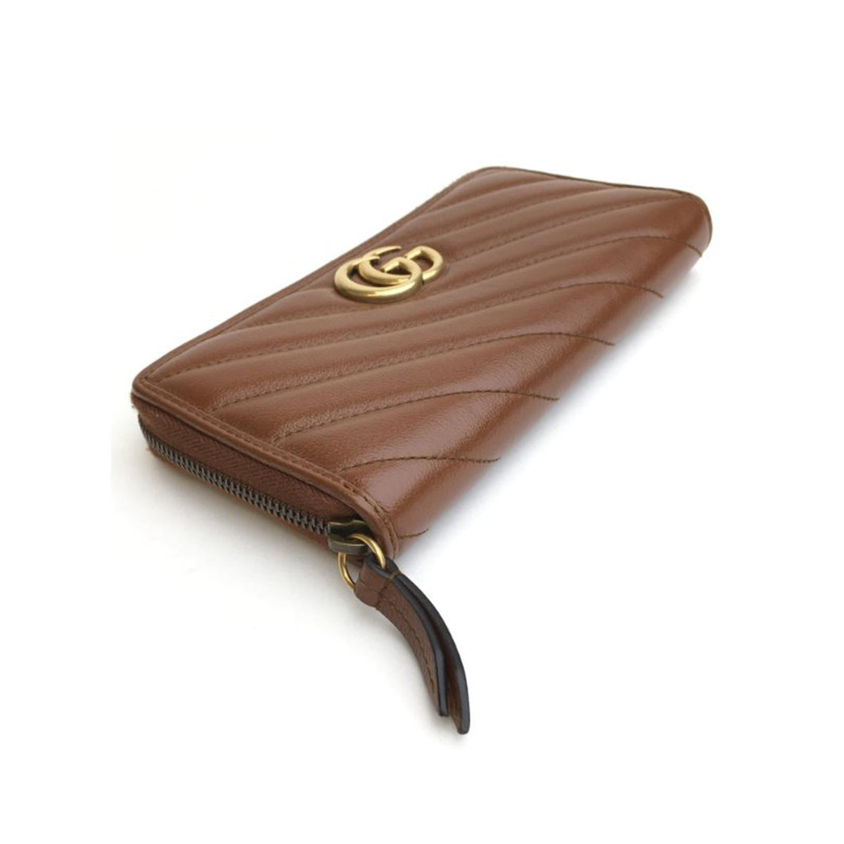 Gucci GG Marmont Leather Zip Around Wallet (SHG-f0wtVE)