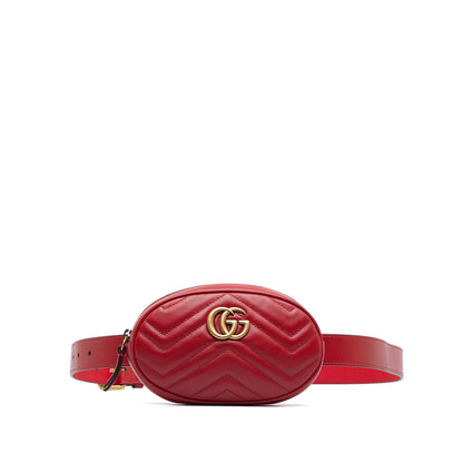 Gucci GG Marmont Matelasse Belt Bag (SHG-2MdPGa)