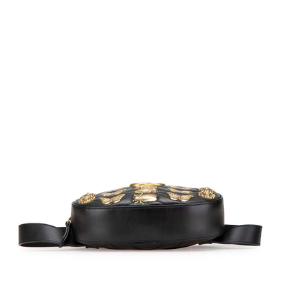 Gucci GG Marmont Matelasse Leather Animalier Belt Bag
